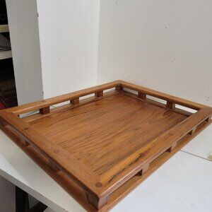 Vintage Rare Dansk Carrying Tray in Solid Teak